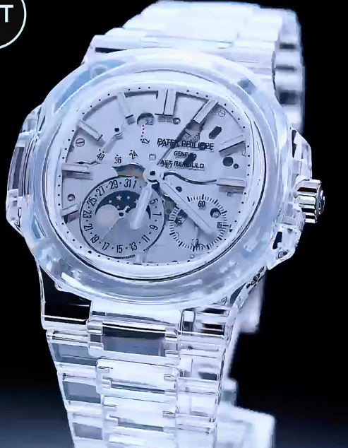 Review Fake Patek Philippe Nautilus 5712 Full Sapphire watch sale
